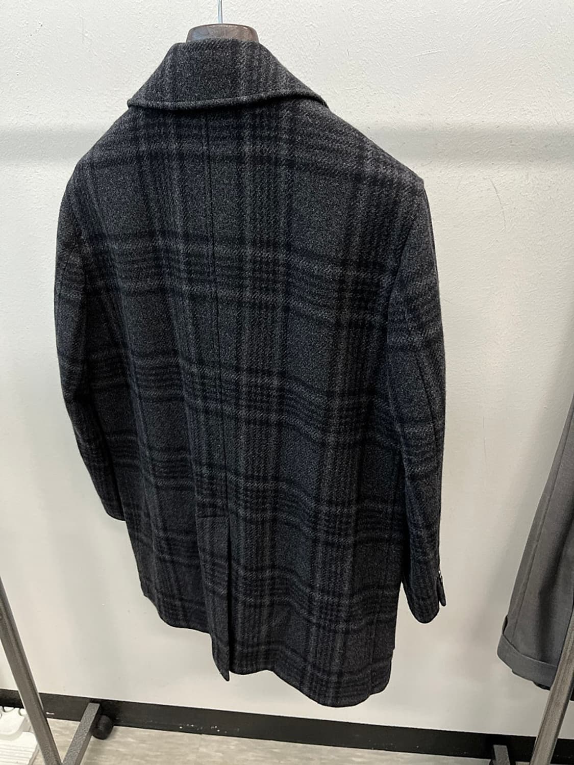 95) 맨온더분 체크 하프코트  상품이미지5