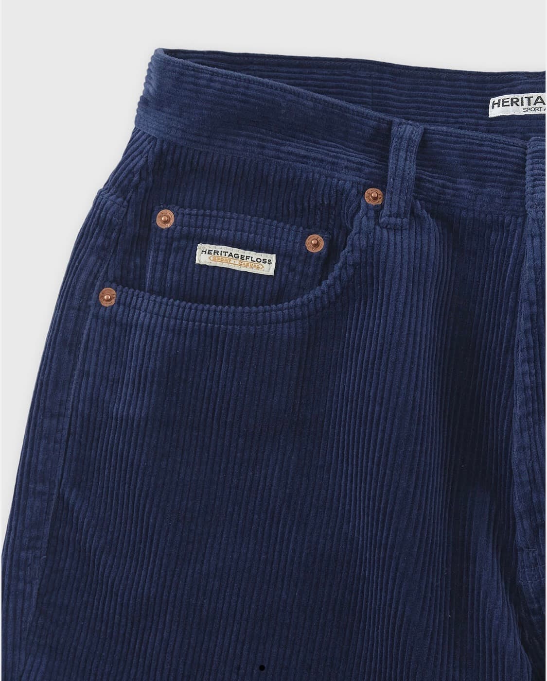 [헤리티지플로스]CREST WASHED CORDUROY PANTS(블루) 상품이미지3