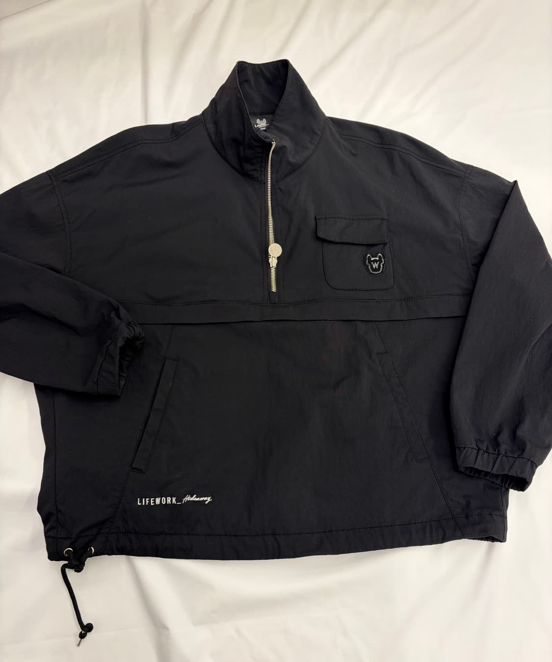 [free] 라이프워크 블랙 아노락 바람막이 상품이미지1