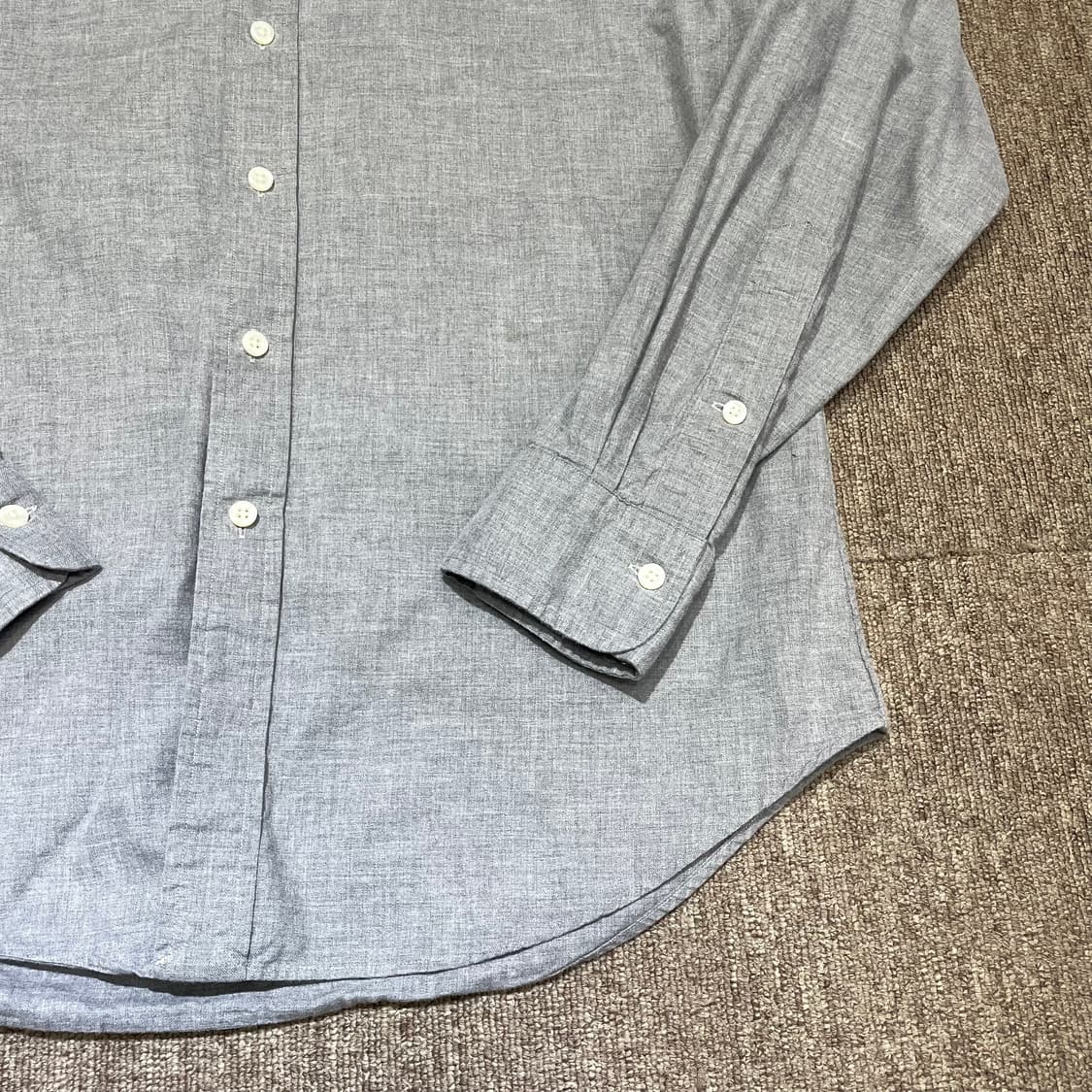 (L) POLO 폴로 랄프로렌 솔리드 셔츠 슬림핏 상품이미지6