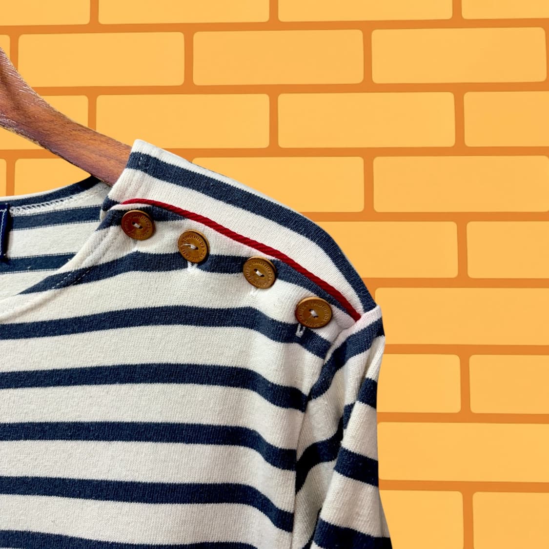 세인트 제임스 x 투써드 스트라이프 보더티 (L) 상품이미지3