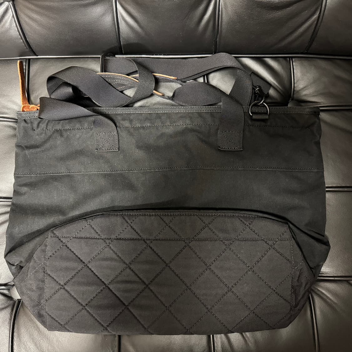 [OS] 그레고리 오리지널 선라이즈 토트 백 - 블랙 상품이미지4