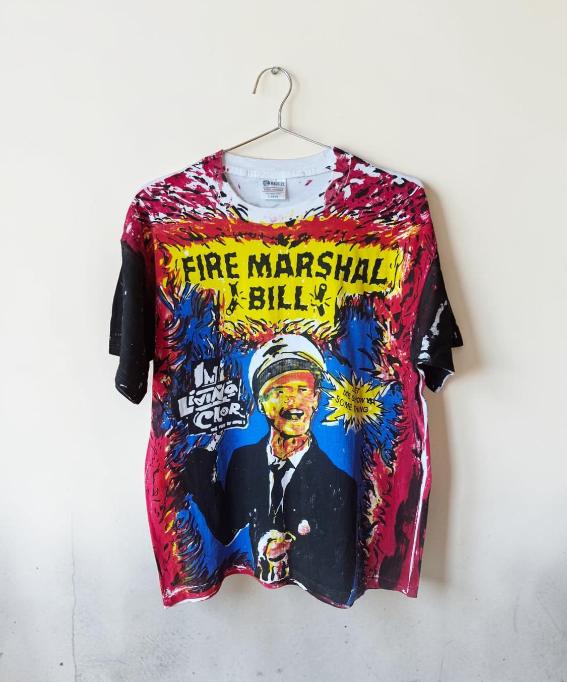 G rags72 Fire Marshal Bill 프린팅 티셔츠 L 상품이미지1