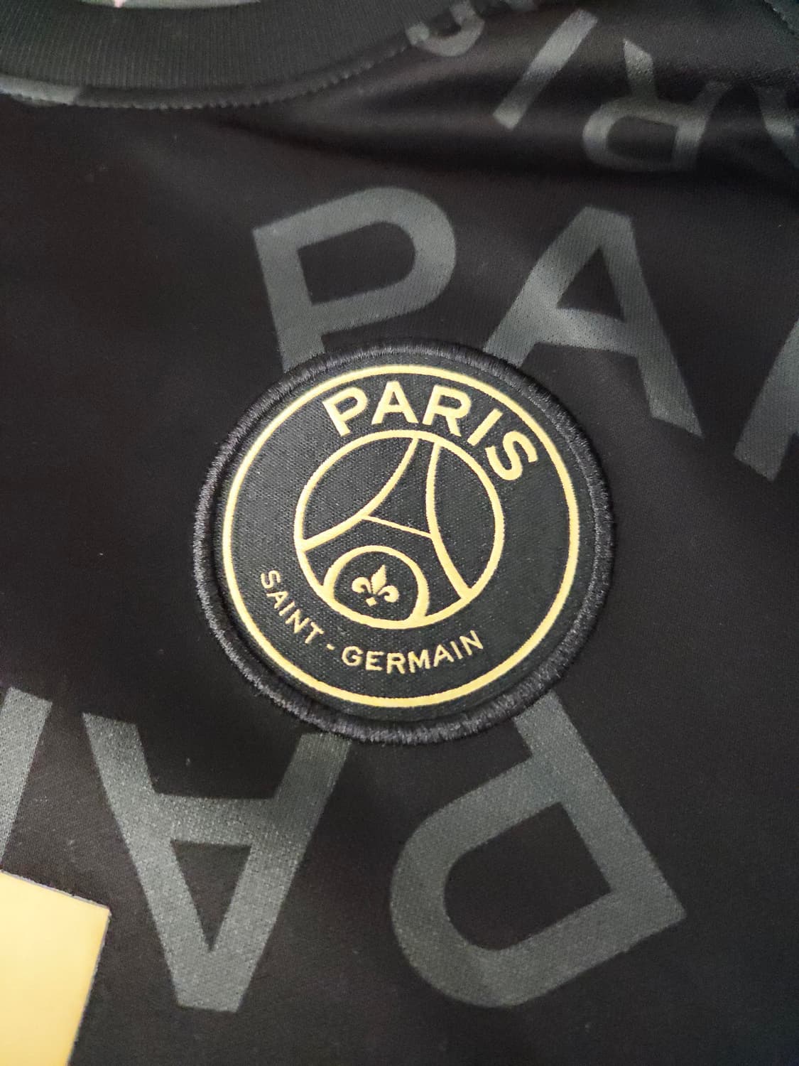 조던 파리생제르망 블랙 트레이닝 티셔츠_M 상품이미지5