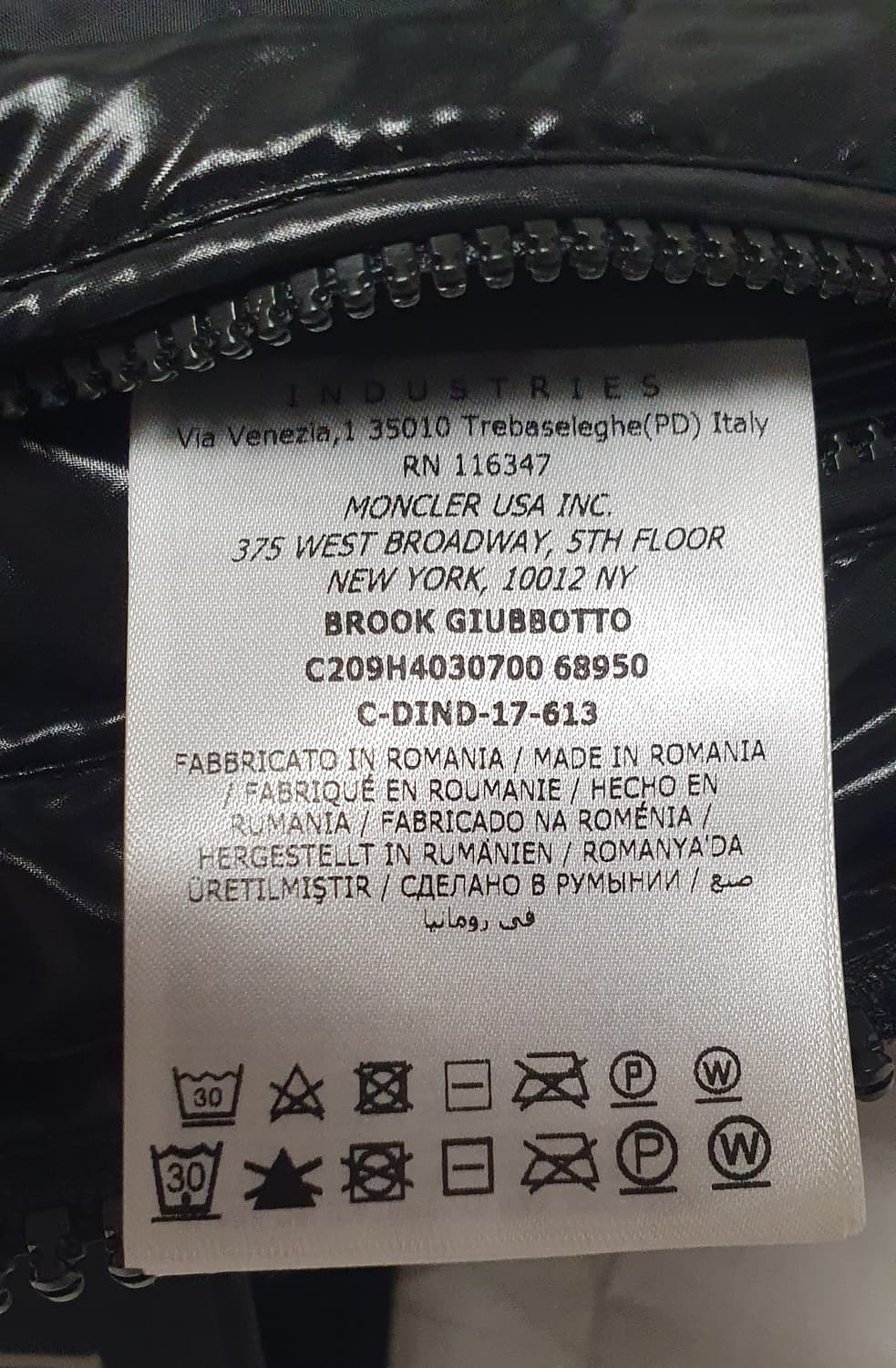 한정판) 몽클레어x크레이그그린 콜라보 숏패딩 상품이미지7