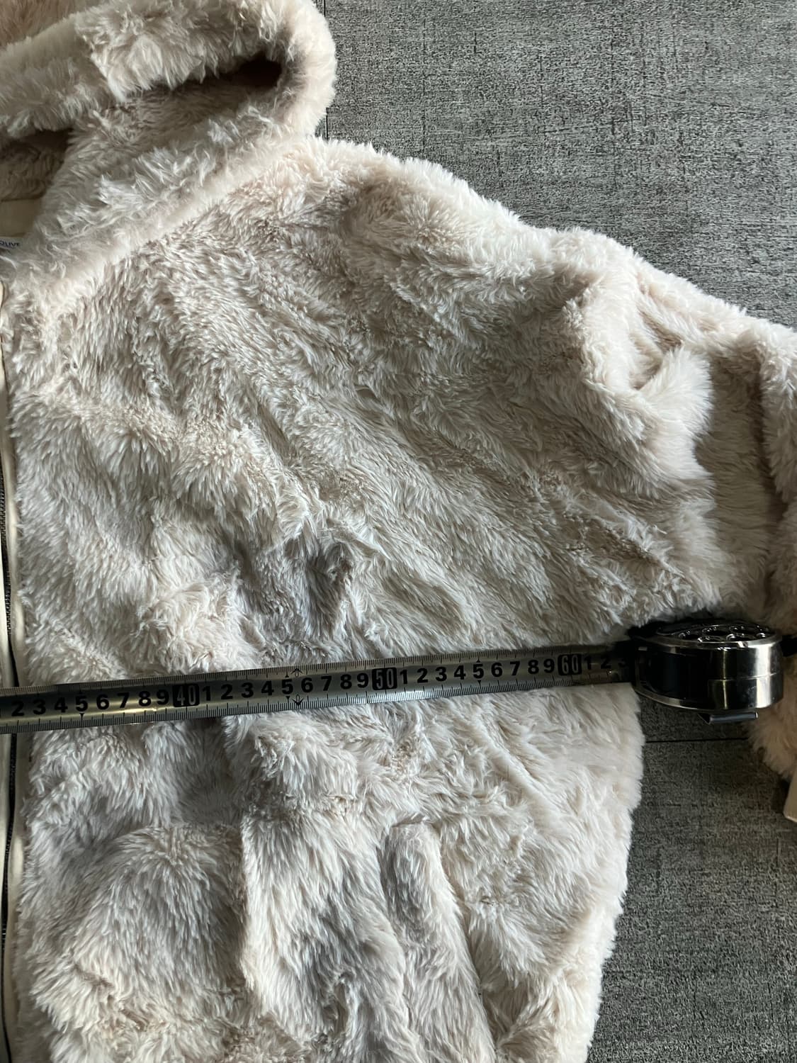 Olivedesolive 하구미너드 아메카지 아방핏 퍼 베어후드집업 상품이미지2