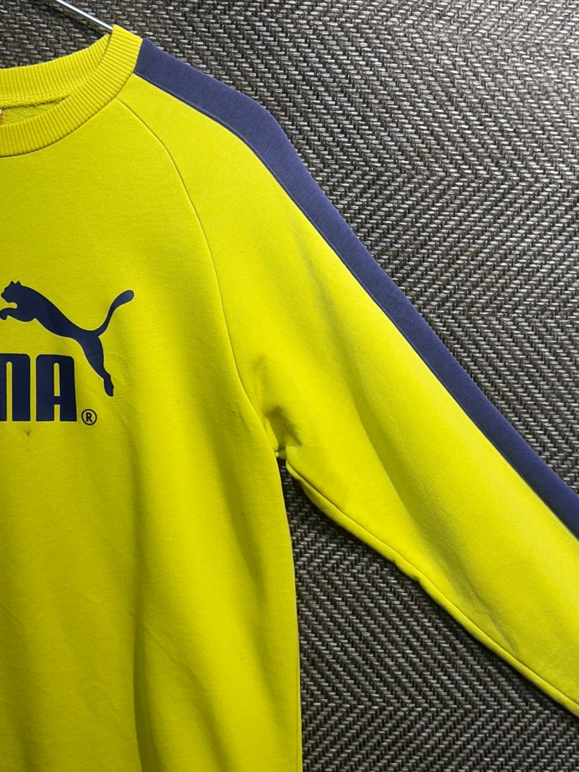 00's 푸마 로고  라임 맨투맨Puma  상품이미지3