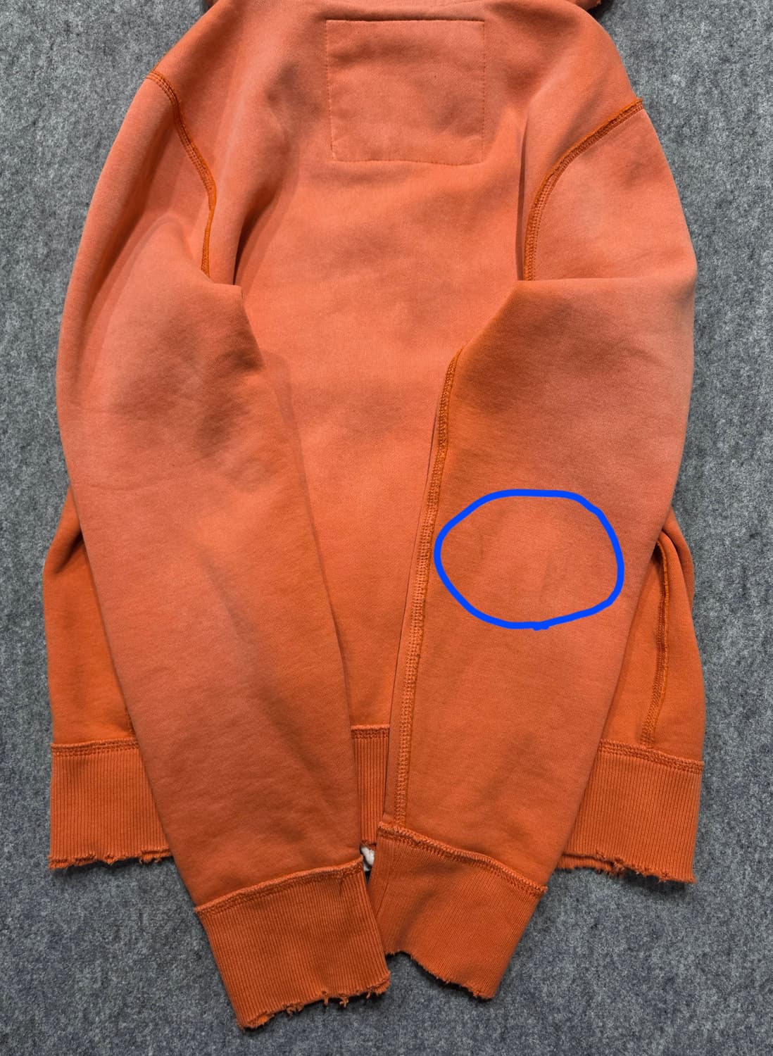 아베크롬비 페이드 데미지 Y2K 빈티지 후드집업 M 상품이미지6