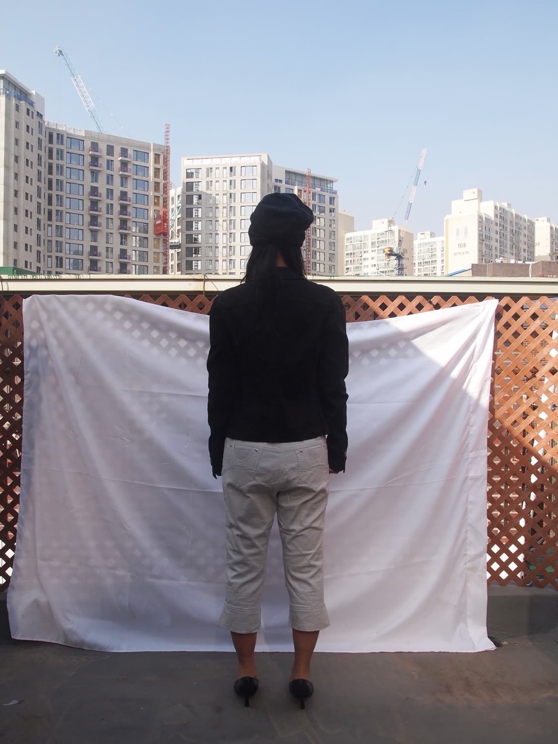 빈티지 스타 카프리 팬츠 상품이미지2