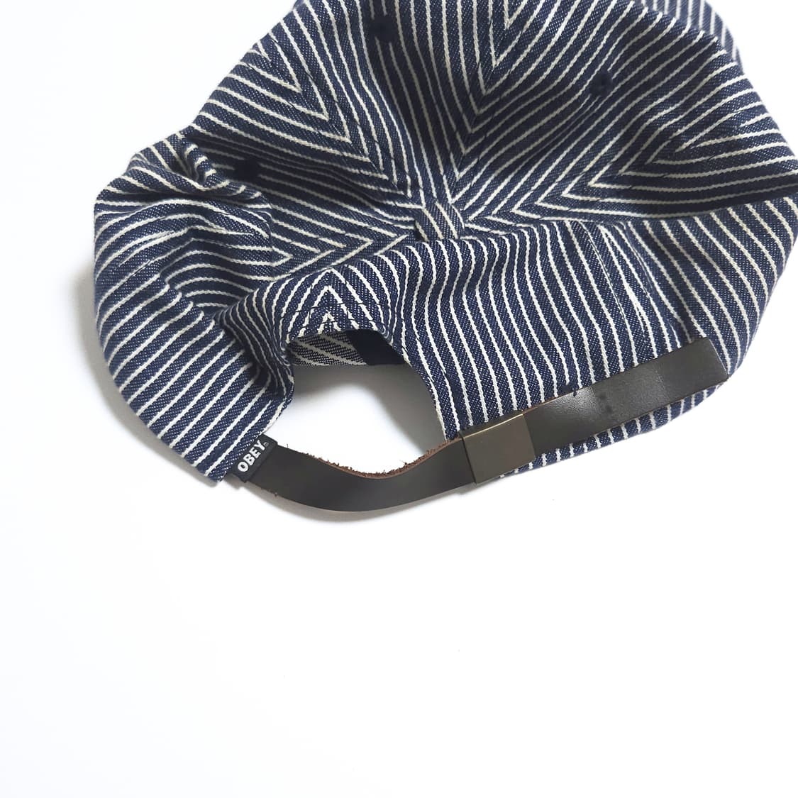 오베이 OBEY 히코리 스트라이프 볼캡 모자 상품이미지4