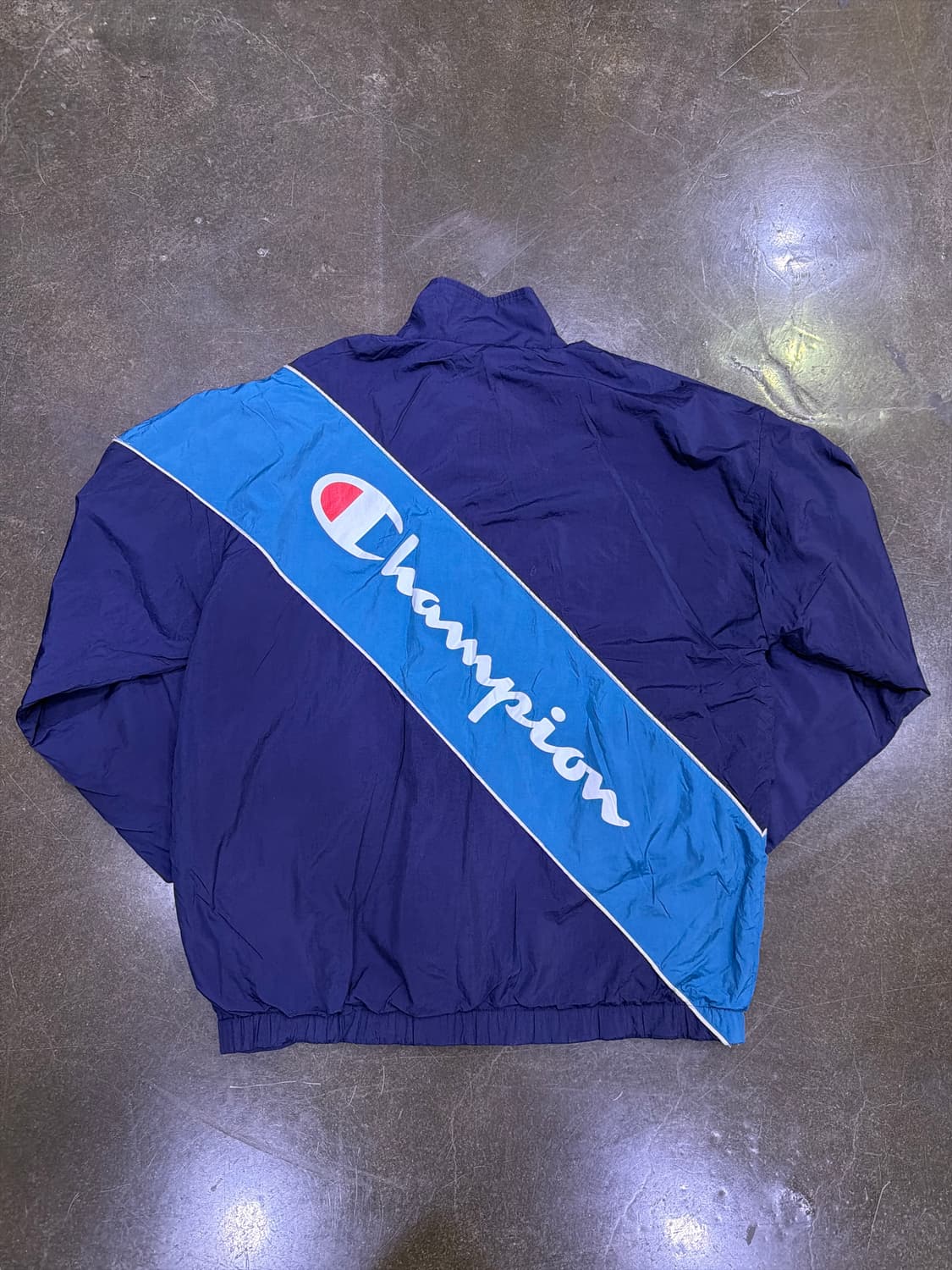 챔피온 사선 블럭 빅로고 자켓 점퍼 XL 상품이미지2