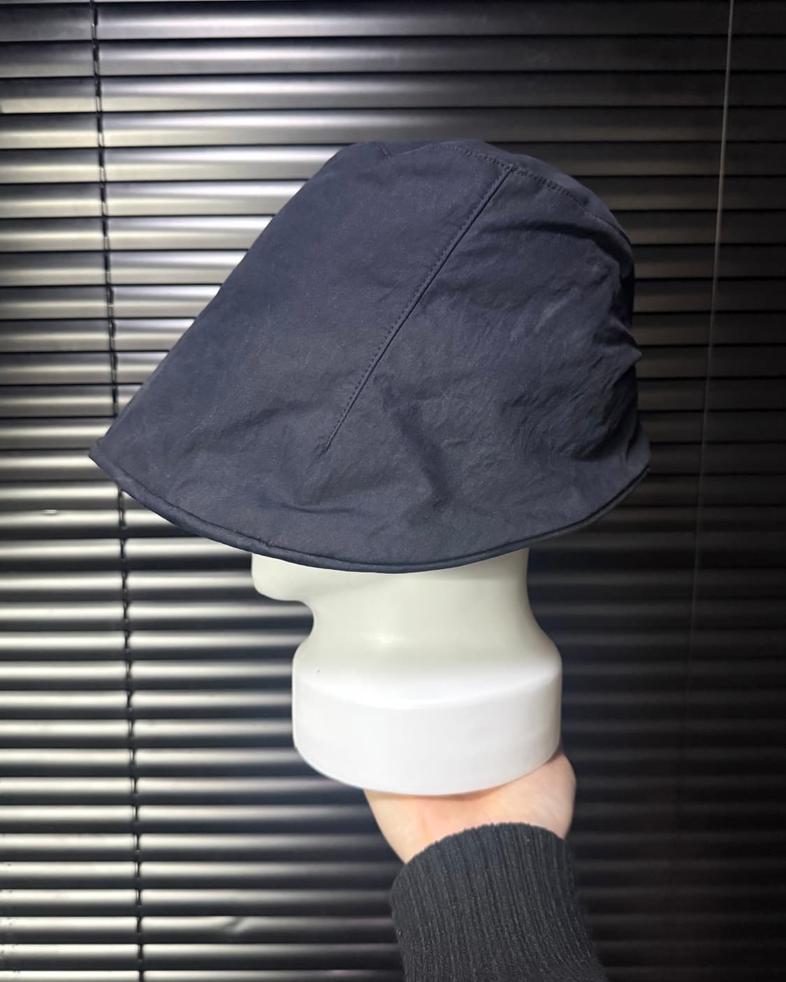 피에르가르뎅 벙거지 버킷햇 철사 네이비 남색 헌팅캡 에스닉 뉴스보이캡  상품이미지6