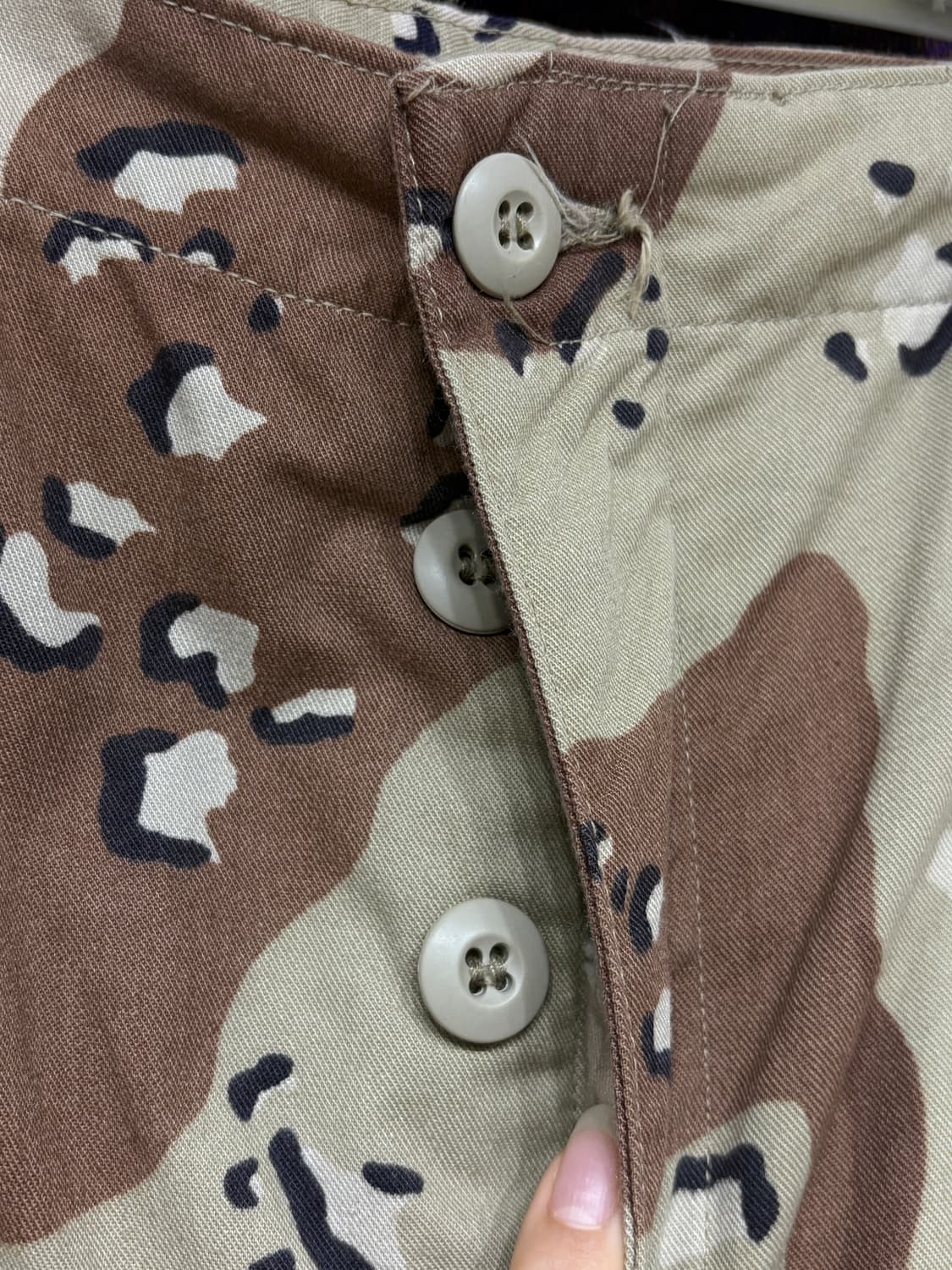 90's 미군 초코칩 사막카모 카고팬츠 상품이미지5