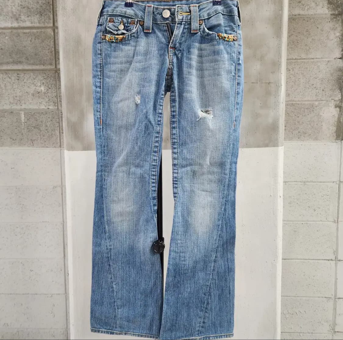 트루릴리전 데님 팬츠 부츠컷 로우라이즈 26 상품이미지6