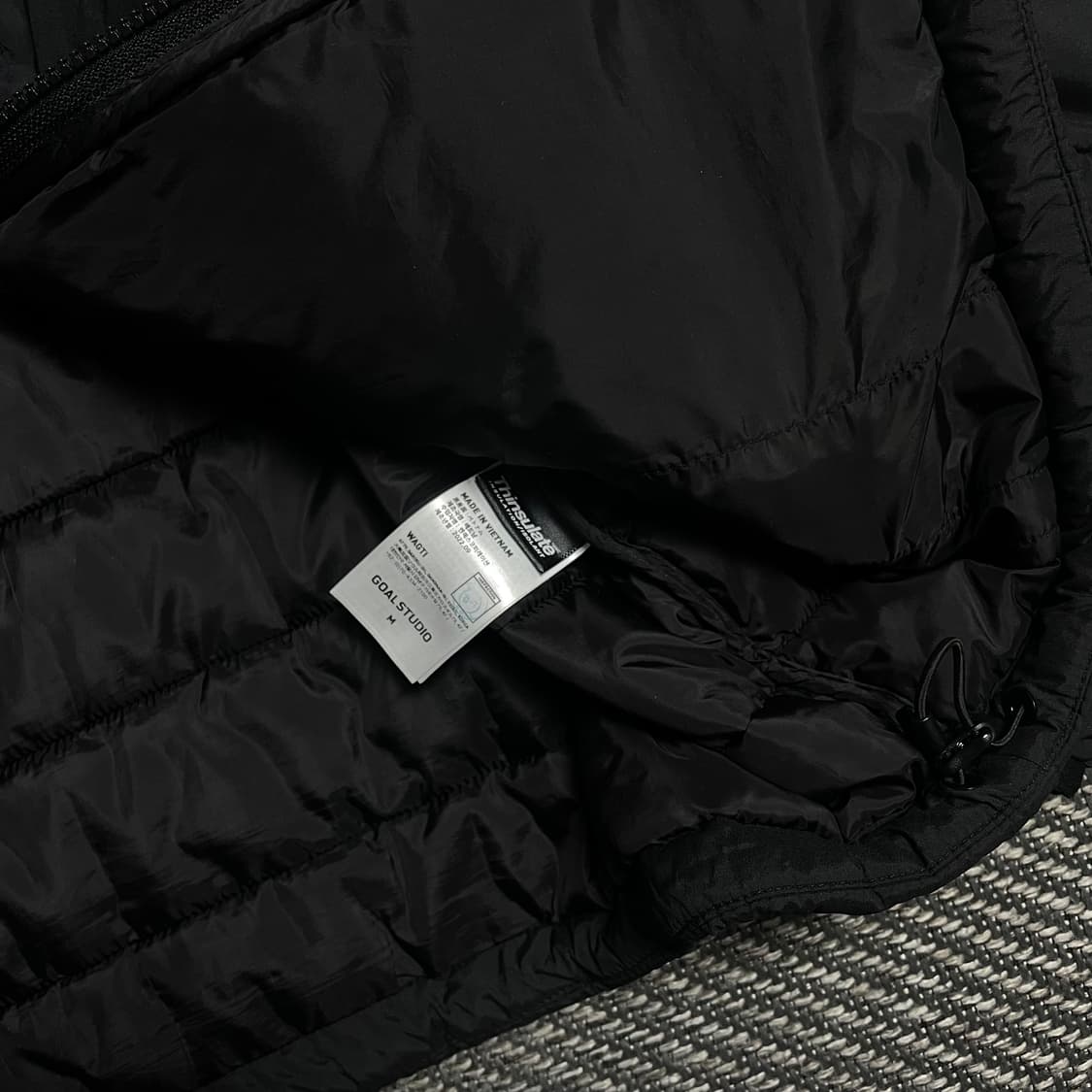 골스튜디오 신슐레이트 퀼팅 후디 경량 패딩 자켓y 5384 상품이미지5