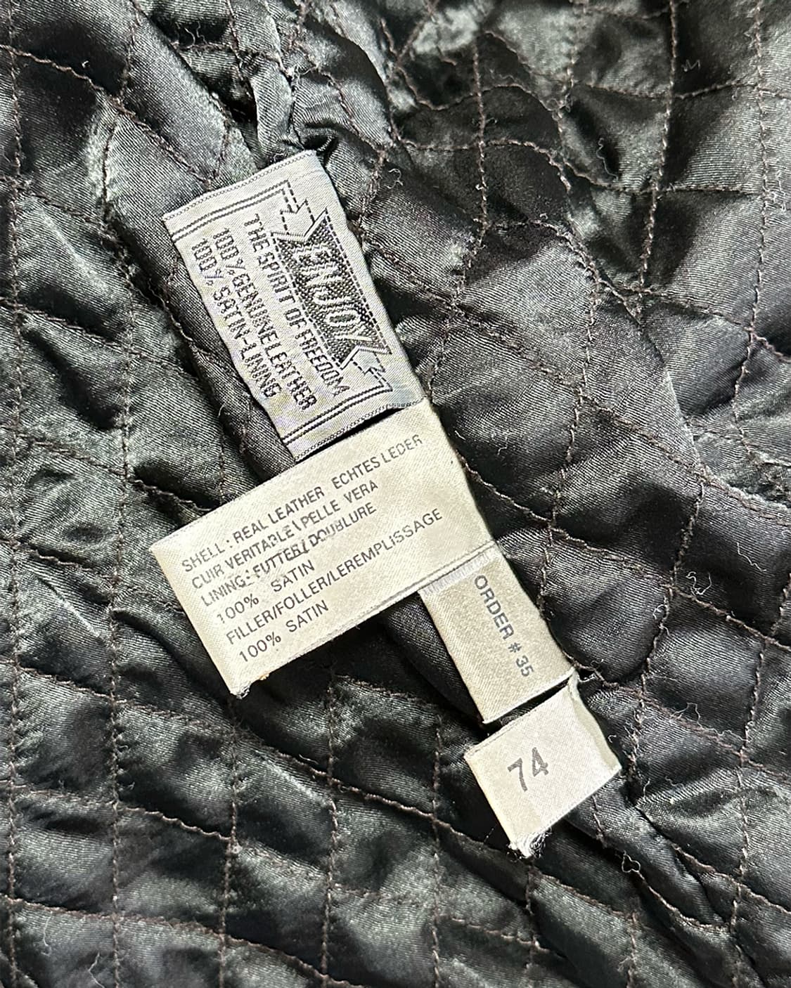 ENJOY 브라운 레더 자켓 상품이미지5