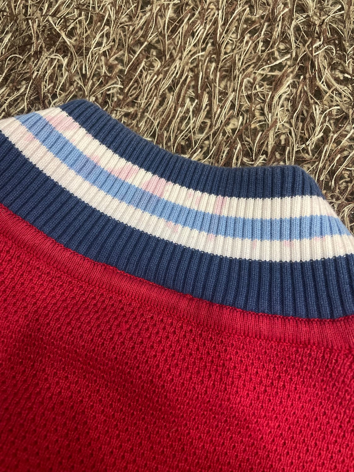 라코스테 코튼 니트 투웨이 블루종 자켓 상품이미지6