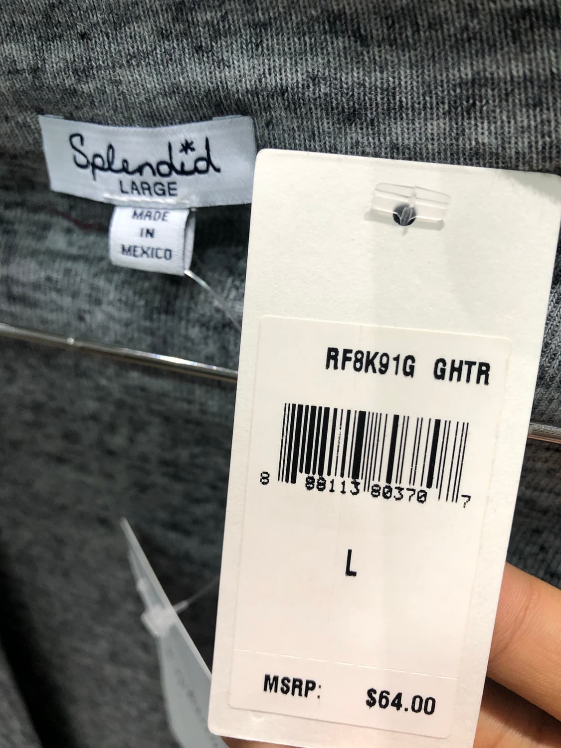 archive  style open gray cardigan 상품이미지6