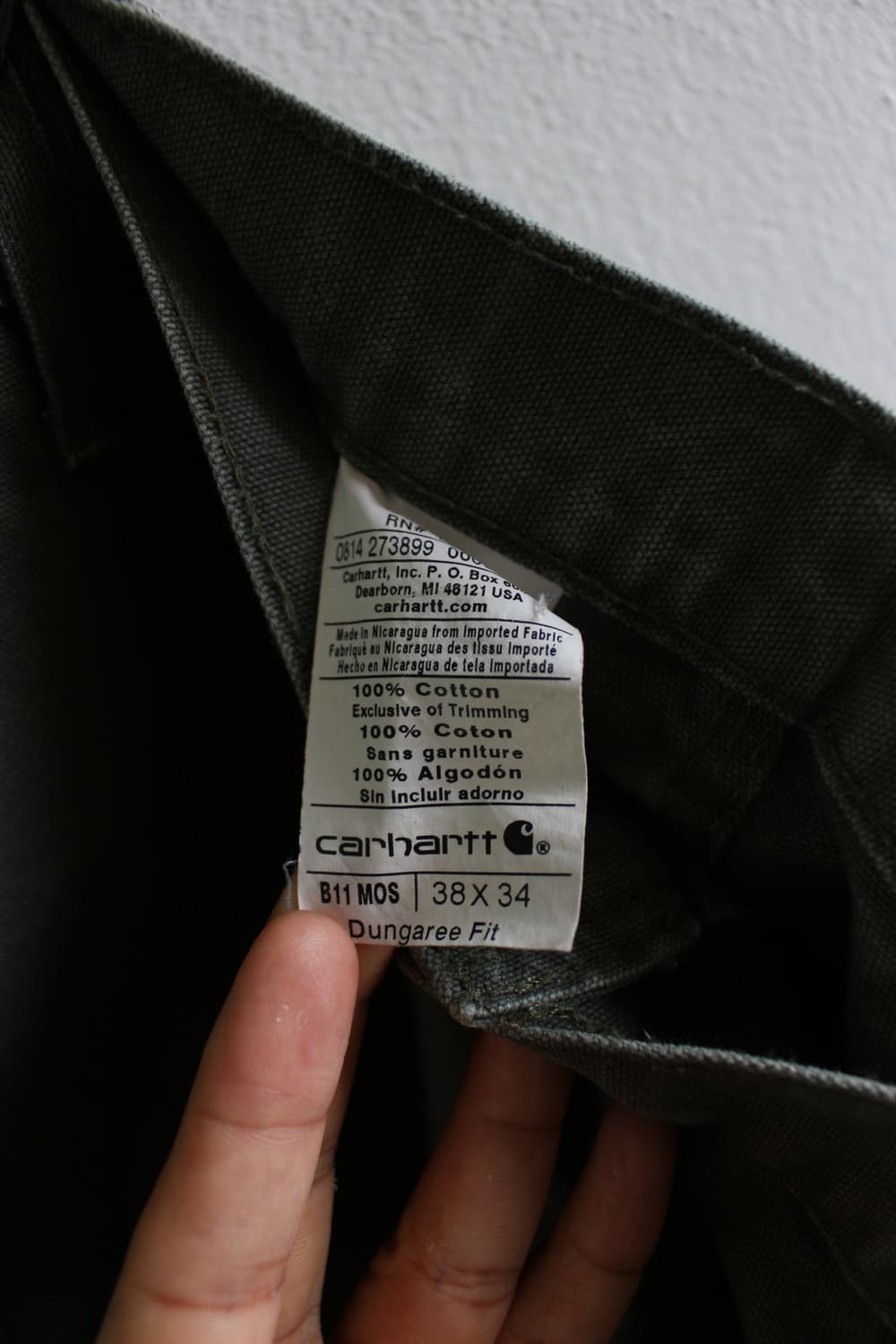 칼하트 카펜더 팬츠 상품이미지9