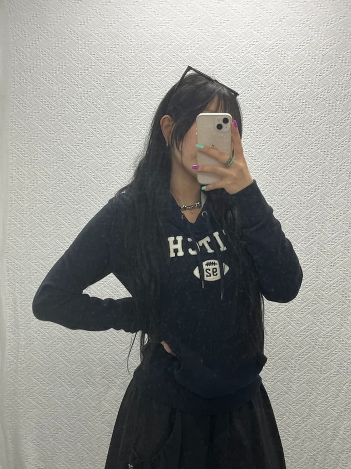 아베크롬비 Y2K 슬림핏 기모 후드티 M C06817 상품이미지2