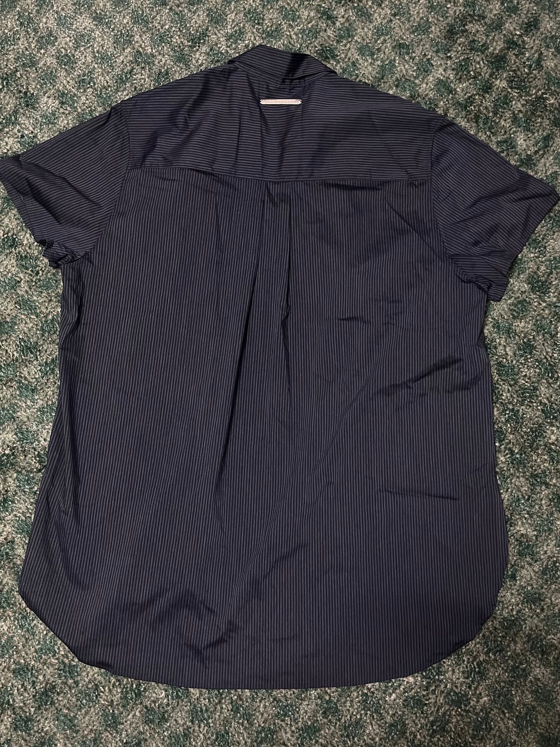 트리밍버드 대디핏 하프 셔츠 새상품 (스트라이프 블루) 상품이미지3