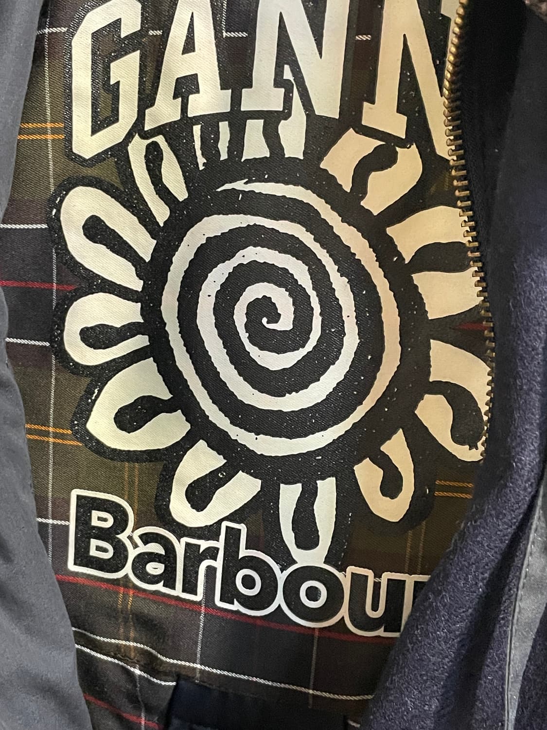 바버 X 가니 퀼팅 후드 자켓 상품이미지6