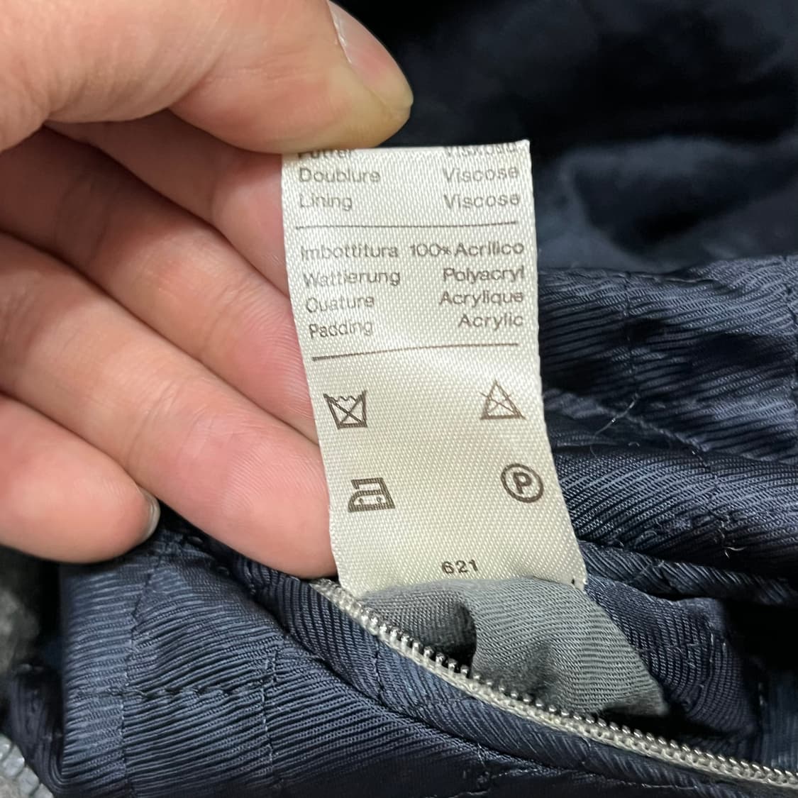  아쿠아스큐텀 카라 울 블루종 y14544 상품이미지10