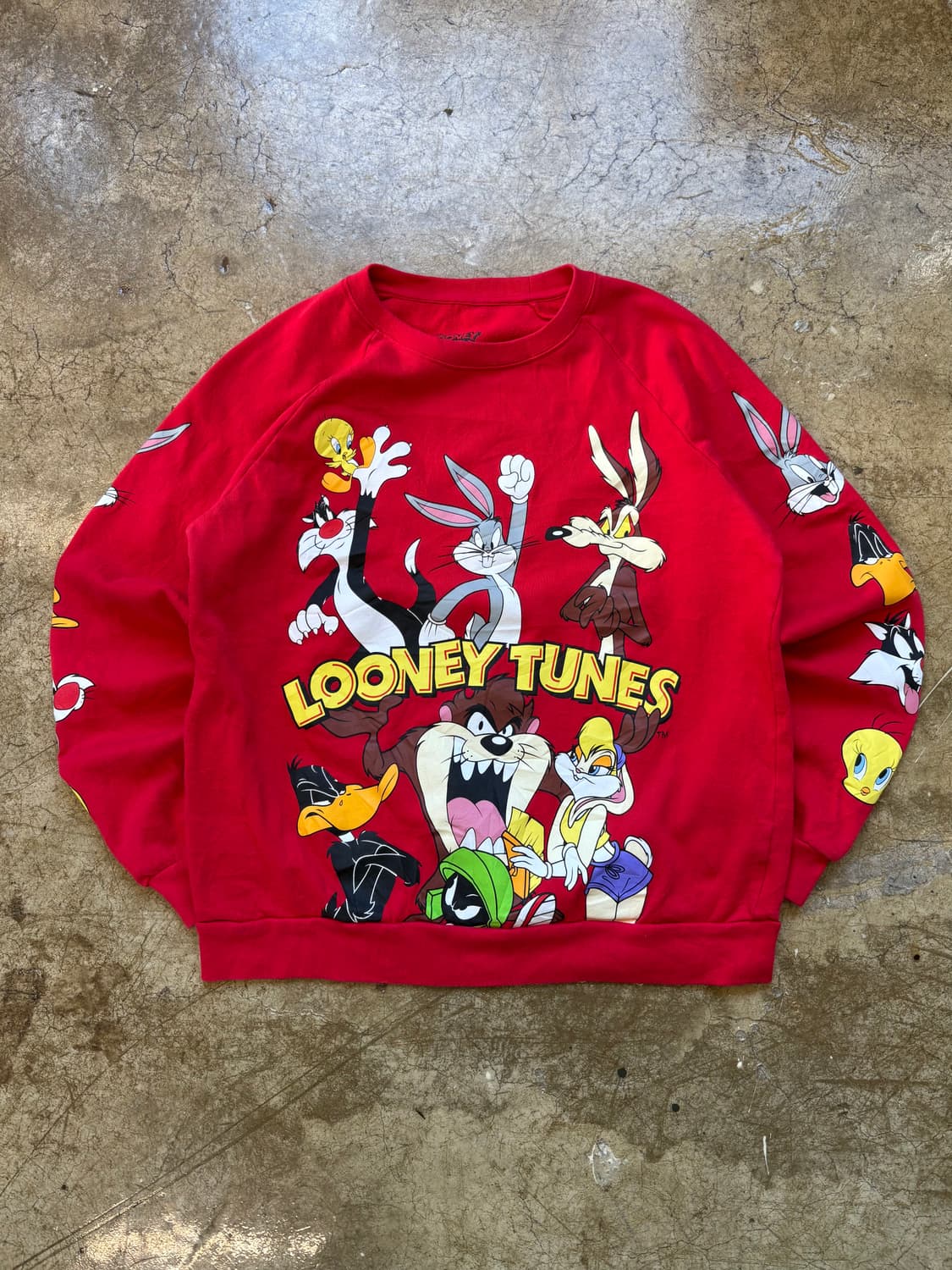 LOONEY TUNES 풀 프린팅 스웻 상품이미지1