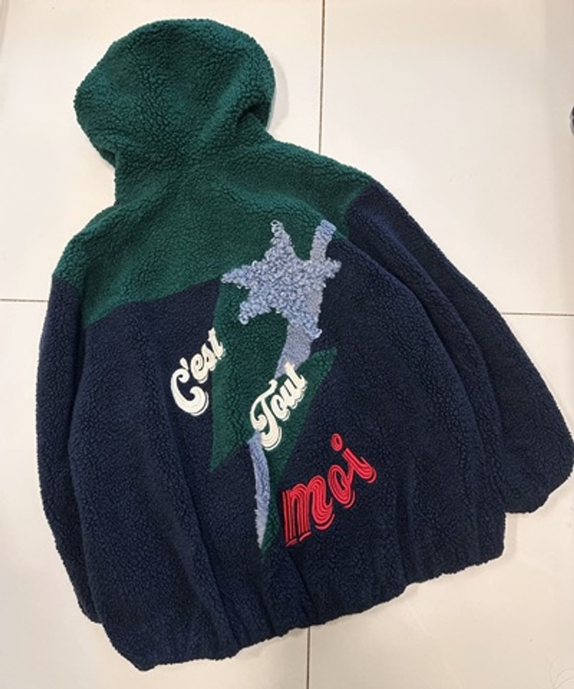 럭키슈에뜨 부클 집업 무스탕  (오버핏)    상품이미지9