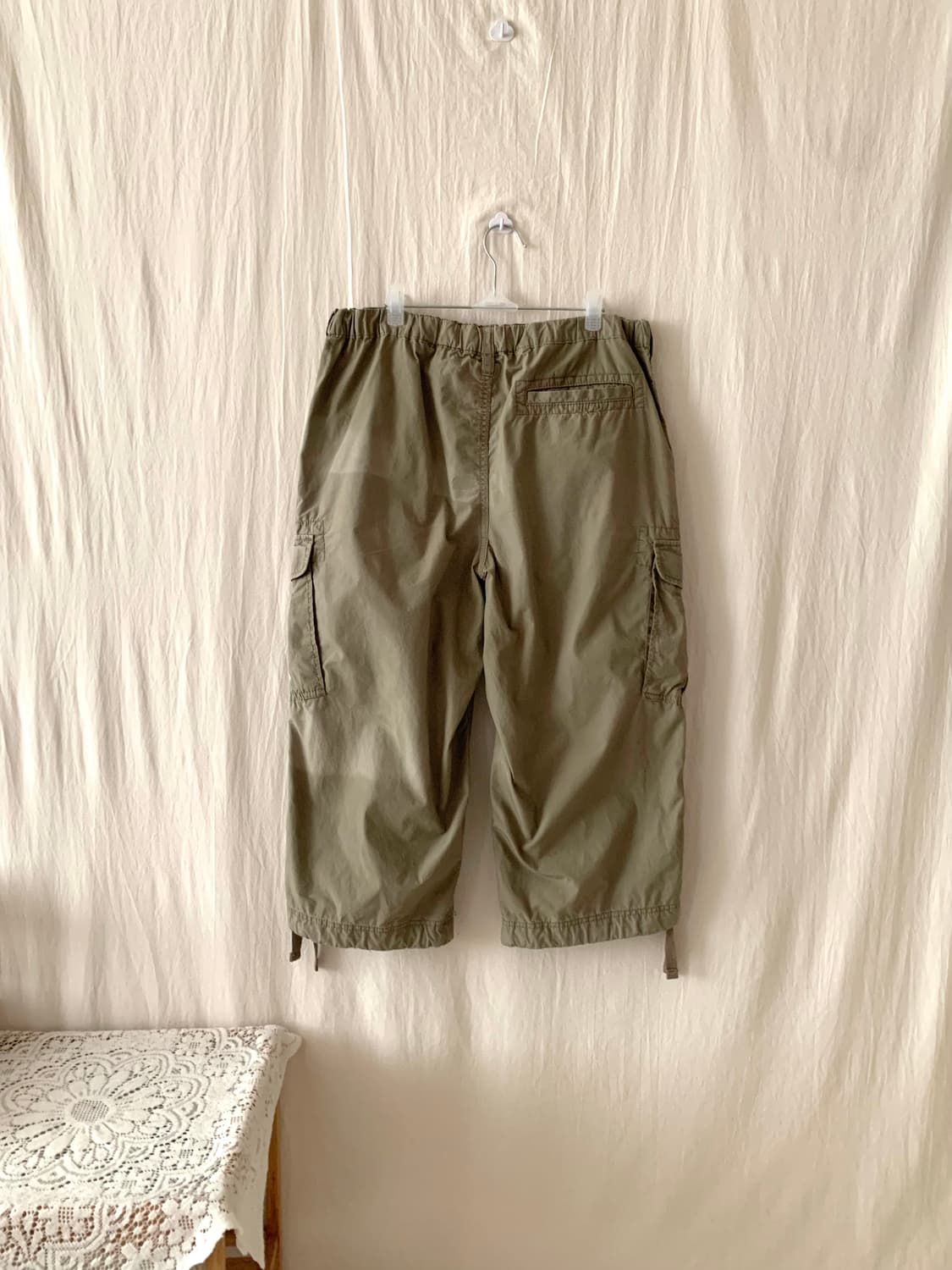 유니클로 카키 버뮤다 팬츠 상품이미지7