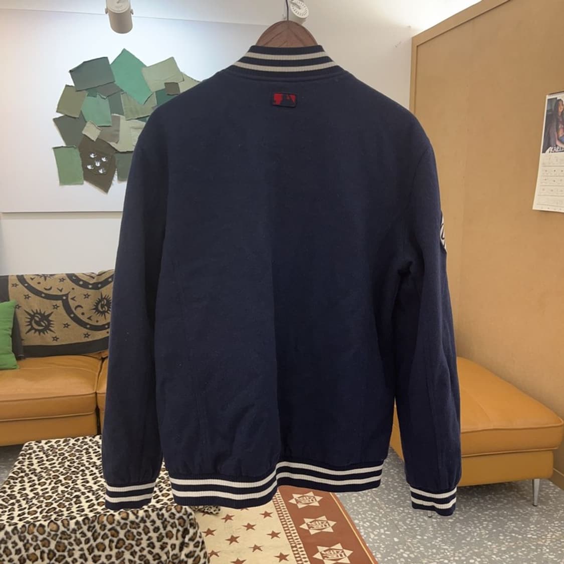 MLB 올드스쿨 빈티지 뉴욕양키스 바시티 자켓 105 C09422 상품이미지4