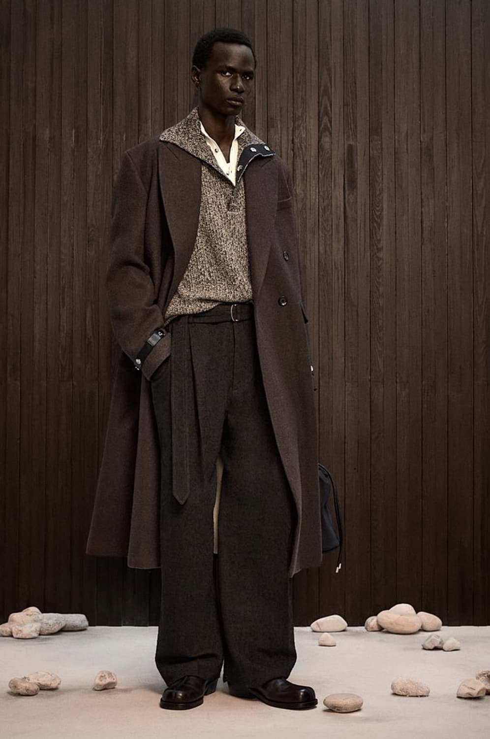 자라 나누시카 울 브라운 팬츠 상품이미지2