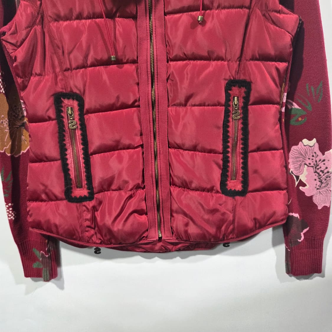 [Desigual] 데시구알 오리엔탈 플라워 베스트 점퍼 상품이미지4