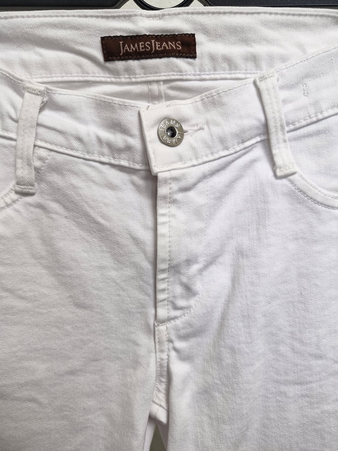[24] 제임스진 화이트 데님 바지 상품이미지3