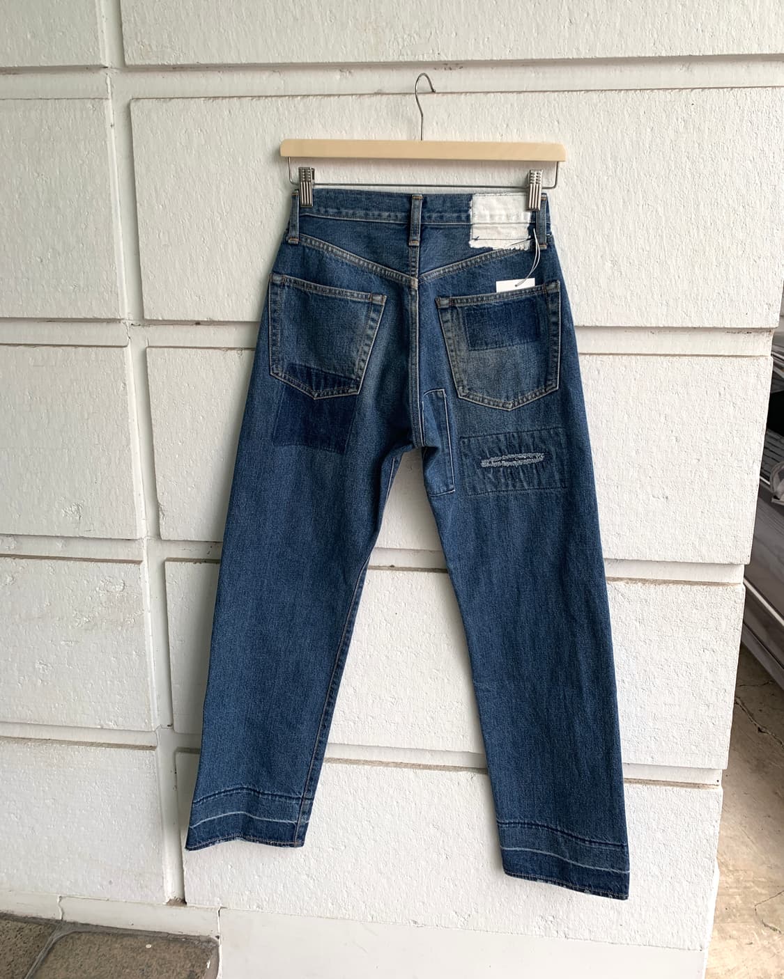 캐피탈 패치 데님 팬츠 상품이미지2