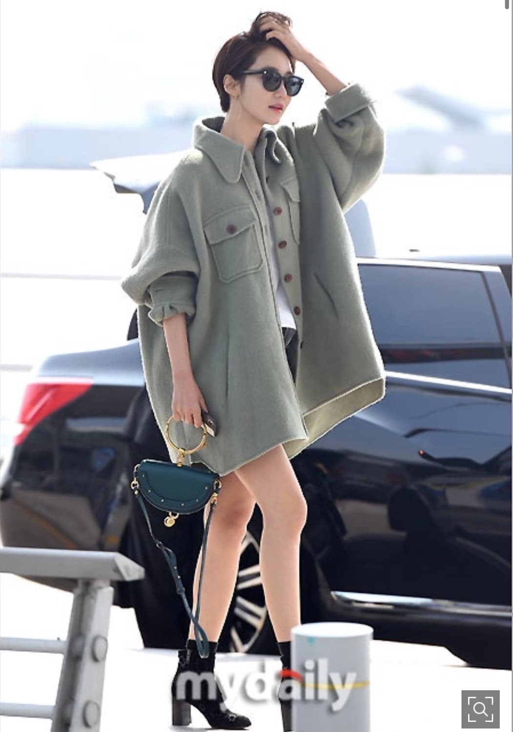 [S] Chloe 끌로에 부클 오버핏 코트 상품이미지10