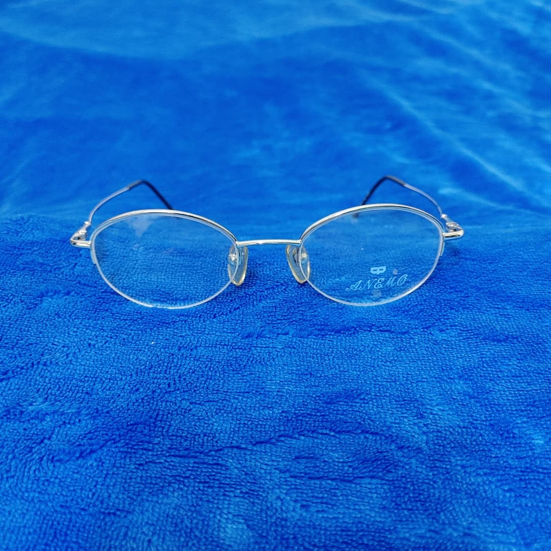 실버 반무테 빈티지안경 상품이미지1