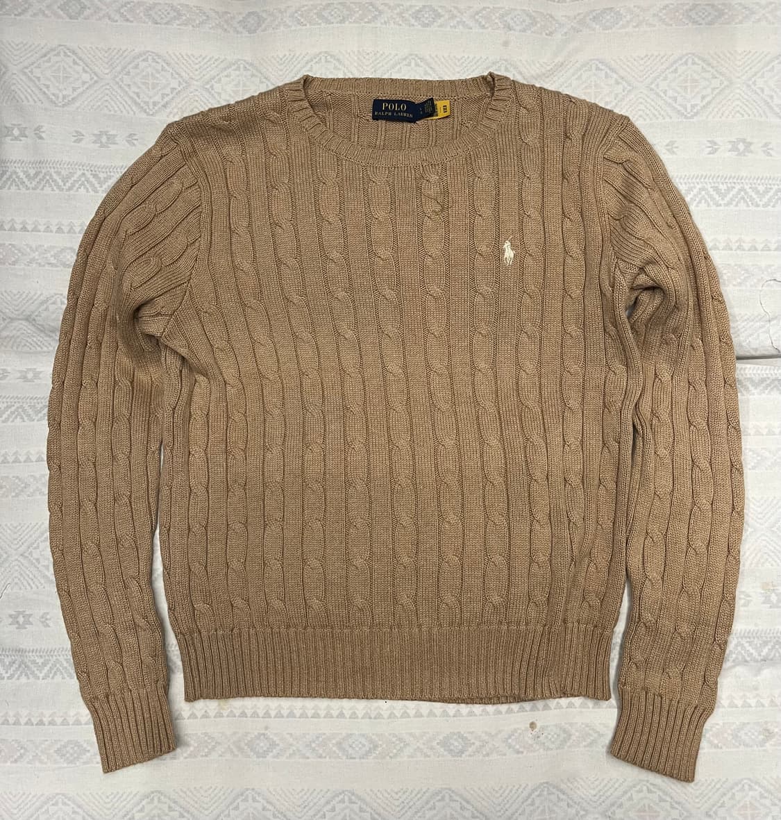 폴로 랄프로렌 케이블 니트 브라운 상품이미지1