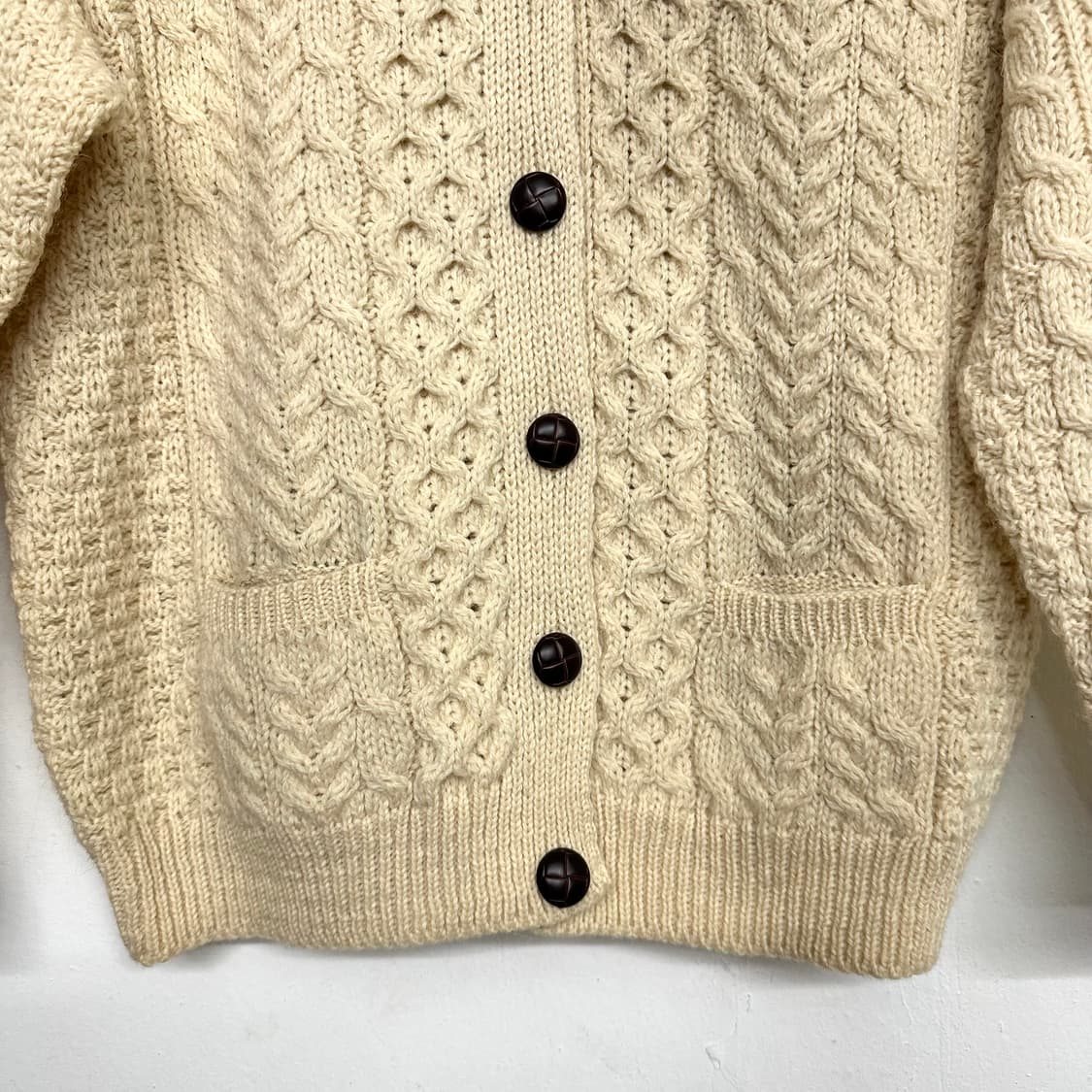 아란 케이블 니트 가디건 상품이미지3