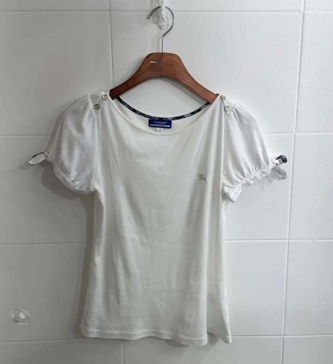 버버리 반팔 슬리브리스 코디 세트 체크  상품이미지6