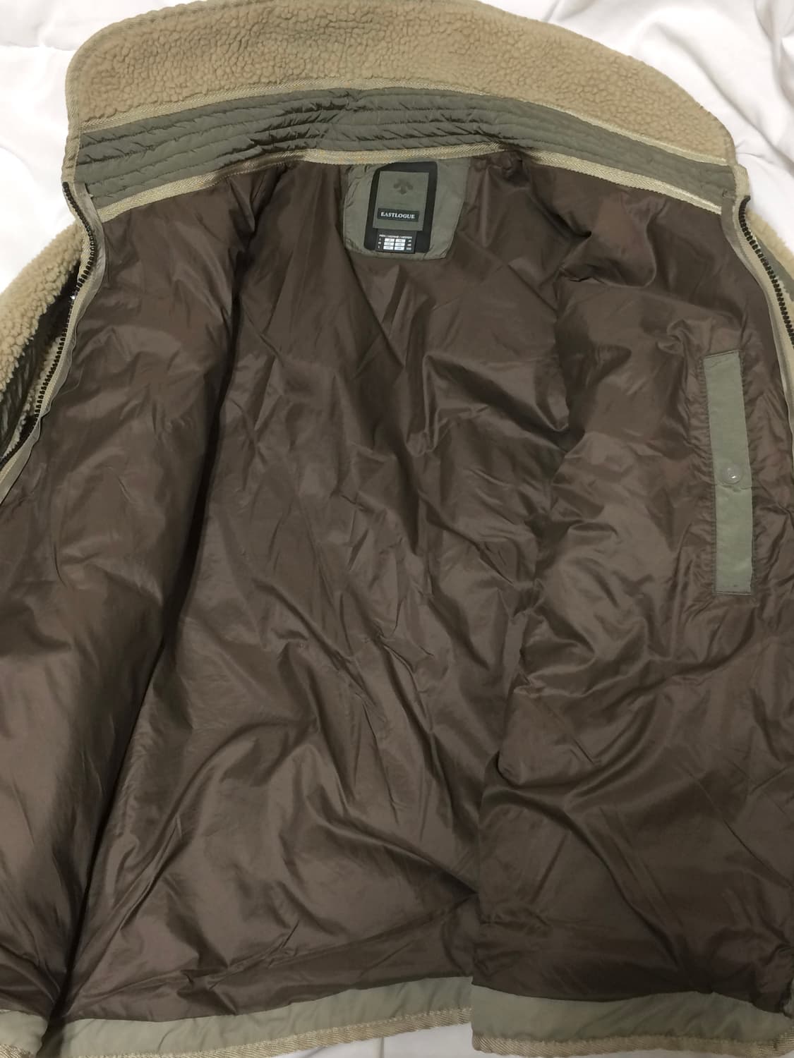 [DESCENTE X EASTLOGUE] 플리스 자켓 / SAND BEI 상품이미지2