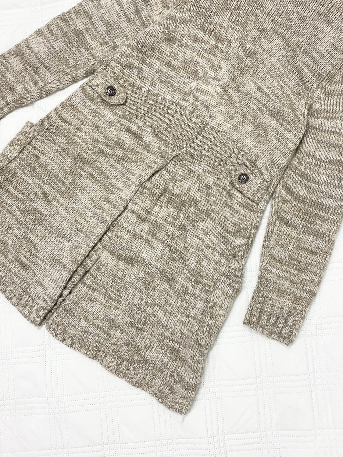 ꒰ঌ 카페라떼 베이지 니트 가디건 ໒꒱ 상품이미지4