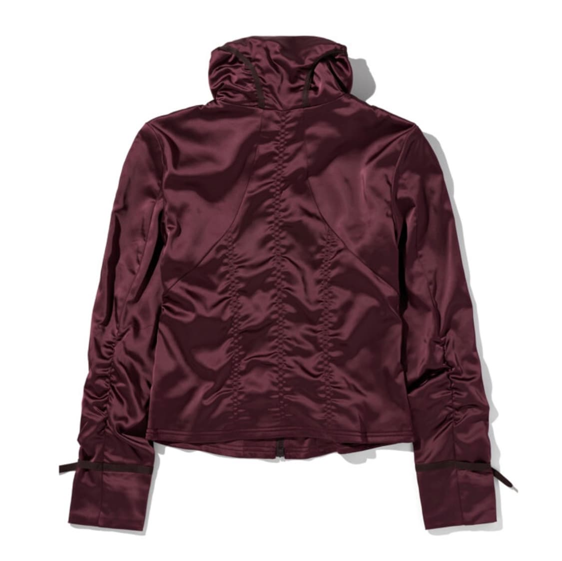 Moto zip jacket - burgundy 상품이미지2
