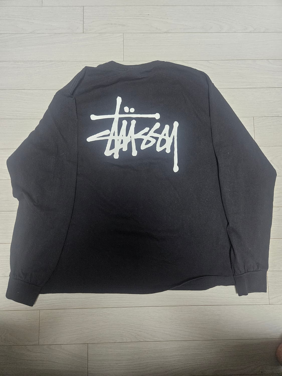 스투시 블랙 롱슬리브 XL 상품이미지2