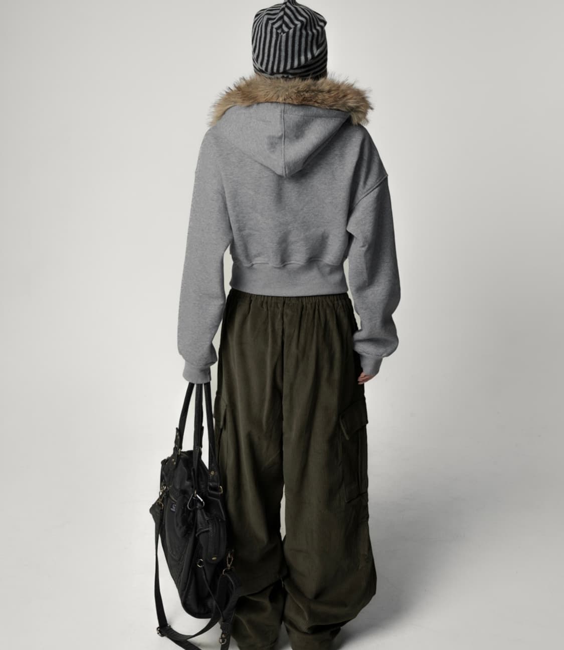 야상 퍼 후드 집업 상품이미지3