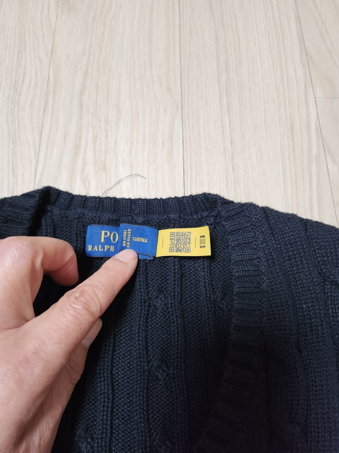 폴로랄프로렌 케이블브이넥니트 (S 상품이미지5