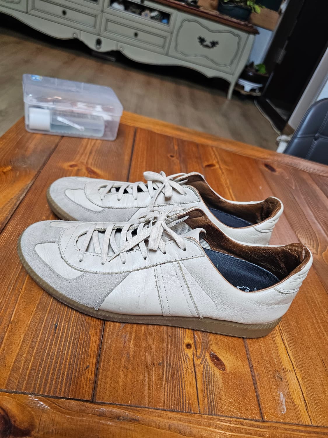 리프로덕션오브파운드 스니커즈 아이보리 275mm 팔아요 상품이미지3