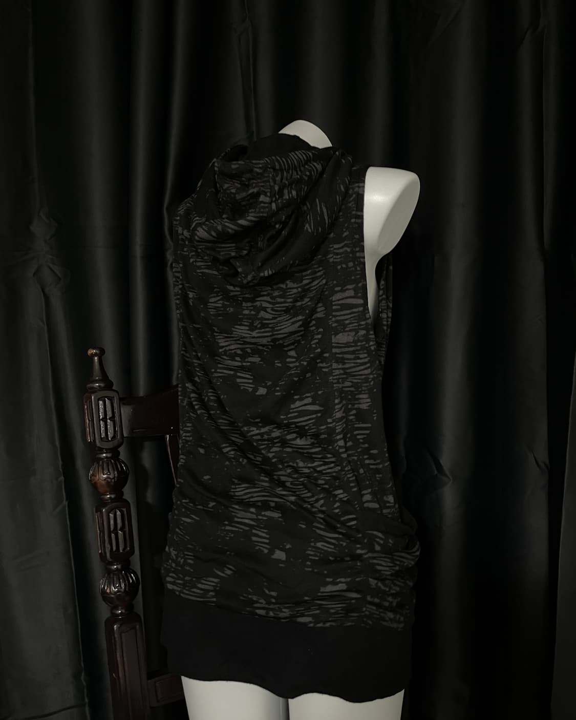 Reversible Skull Hoodie Vest 상품이미지3