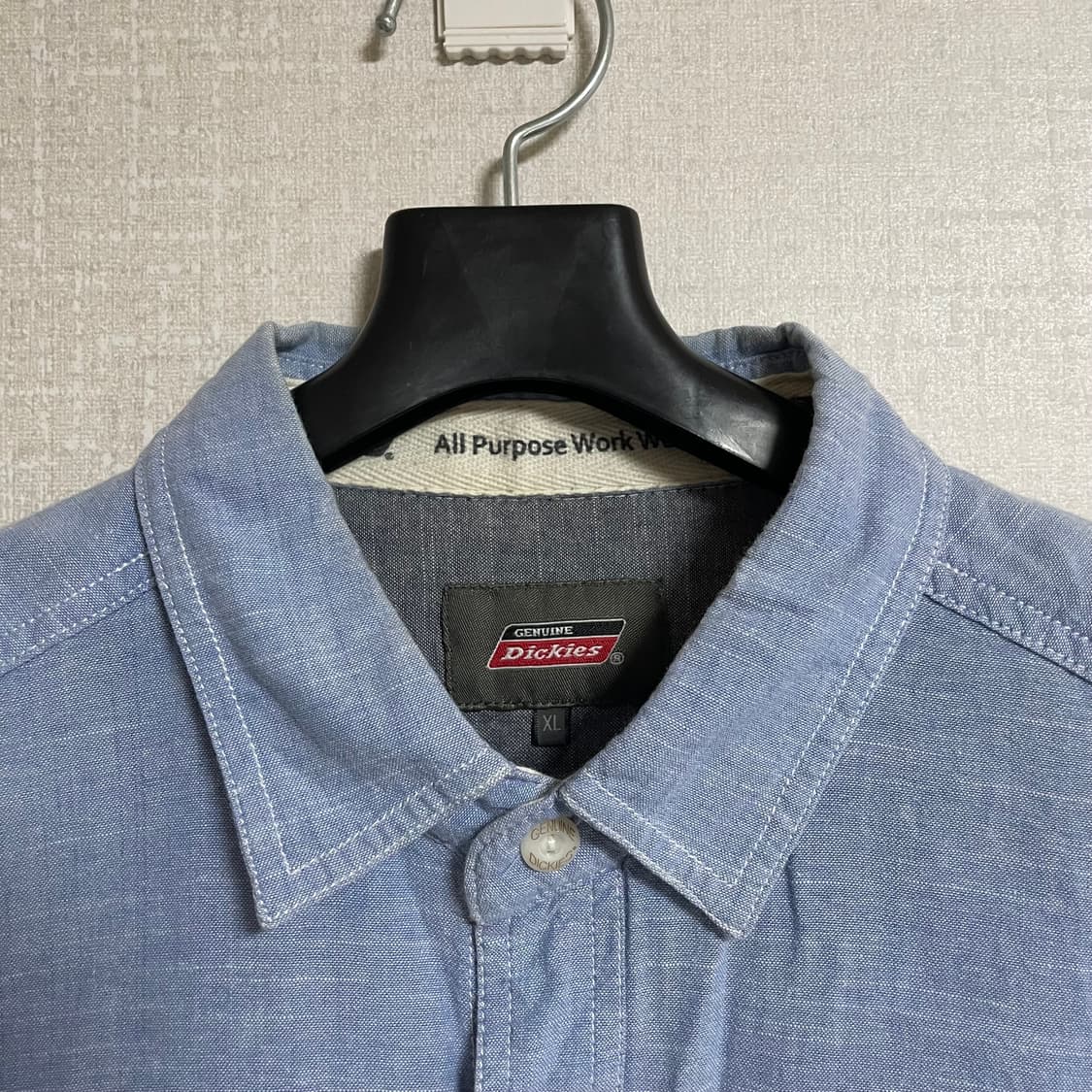 디키즈 샴브레이 워크 셔츠 / 라이트블루, XL 상품이미지2