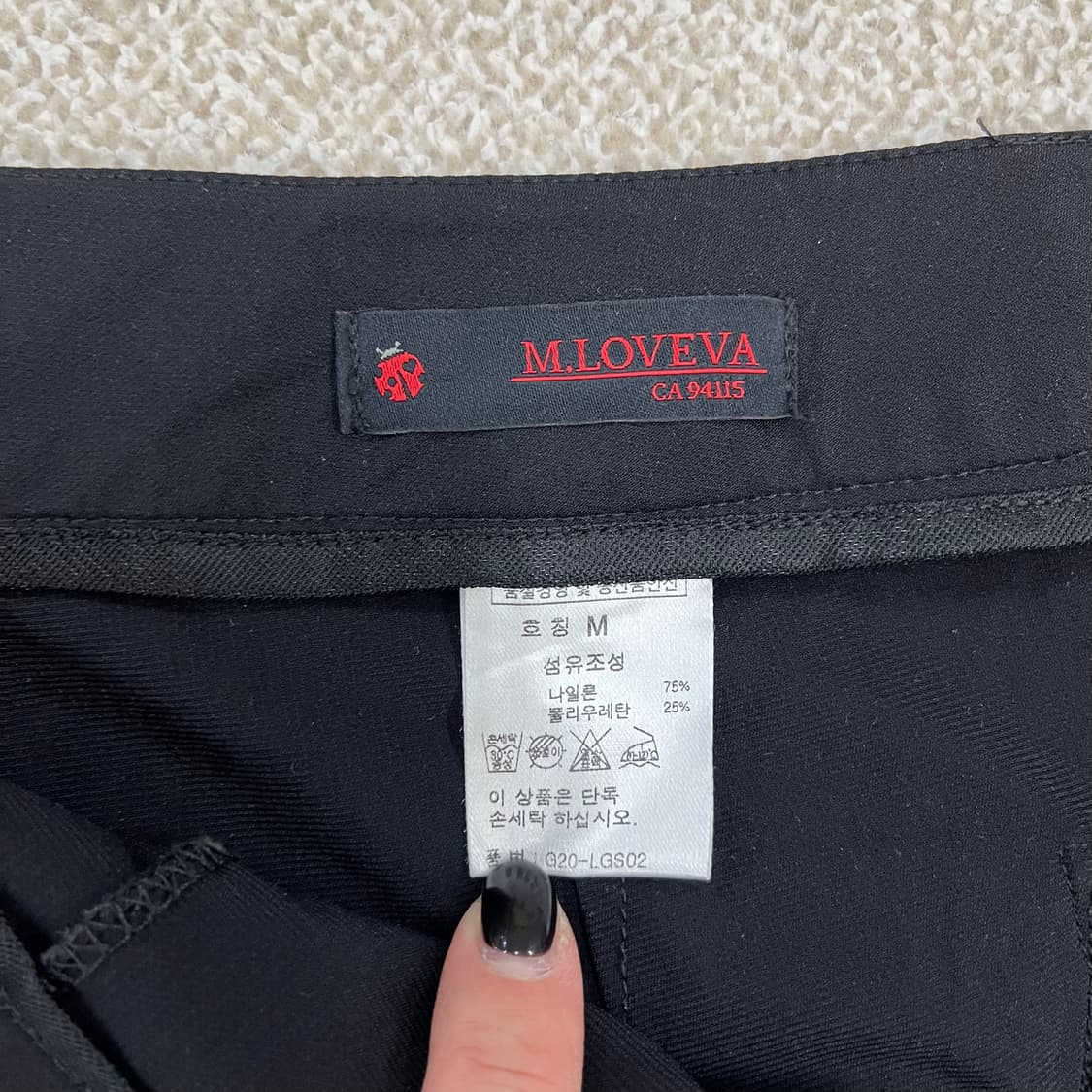 M M.LOVEVA 골프 큐롯 치마바지 0213M 상품이미지3